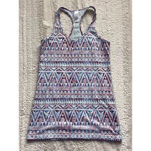 Ivivva Girls Athletic Racerback Tank Top Stretch Shirt Multicolor Sz 14